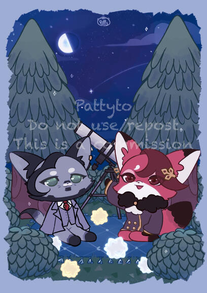 Animal crossing style comms
