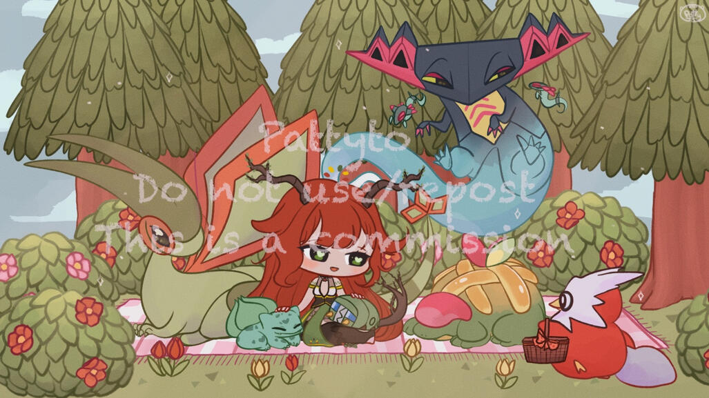 CHIBI + background COMMS